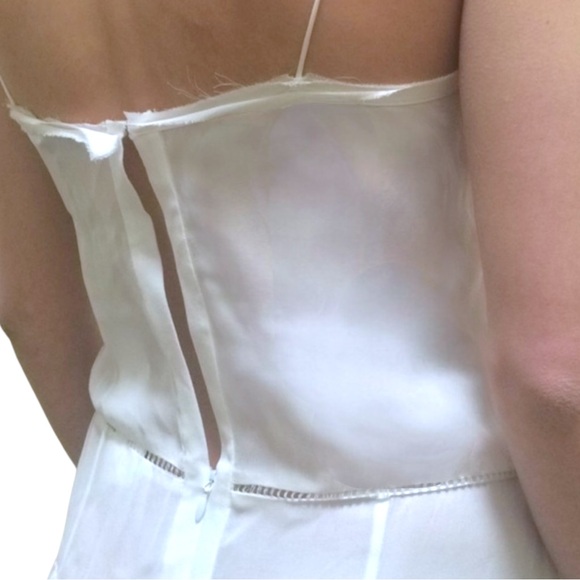 NWT TOME White 100% Silk Sleeveless Maxi Dress Runway Fall Winter 2013 - size 2 - Picture 16 of 16